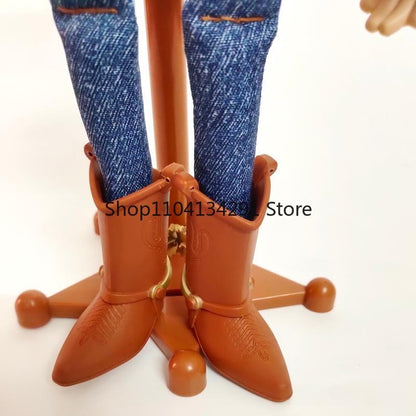 Boneco Xerife Woody Autêntico Toy Story Edição Colecionador com Voz em Inglês - Brinquedo Colecionável para Crianças