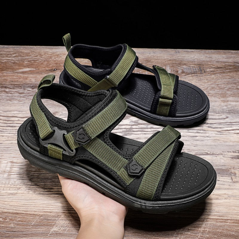 Men Summer Sandals for Men Leisure Beach Sandals Male Summer Shoes Lightweight Outdoor Casual Shoes