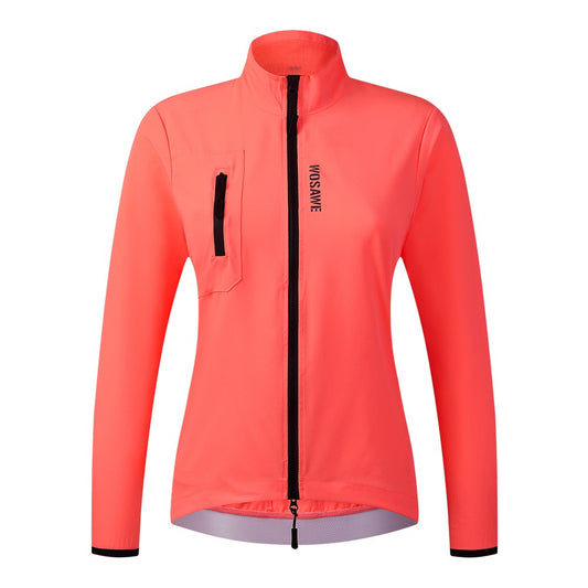 WOSAWE Women's Cycling Jacket Windbreaker Windproof Bike Vest Running Riding MTB Road Bike Tops