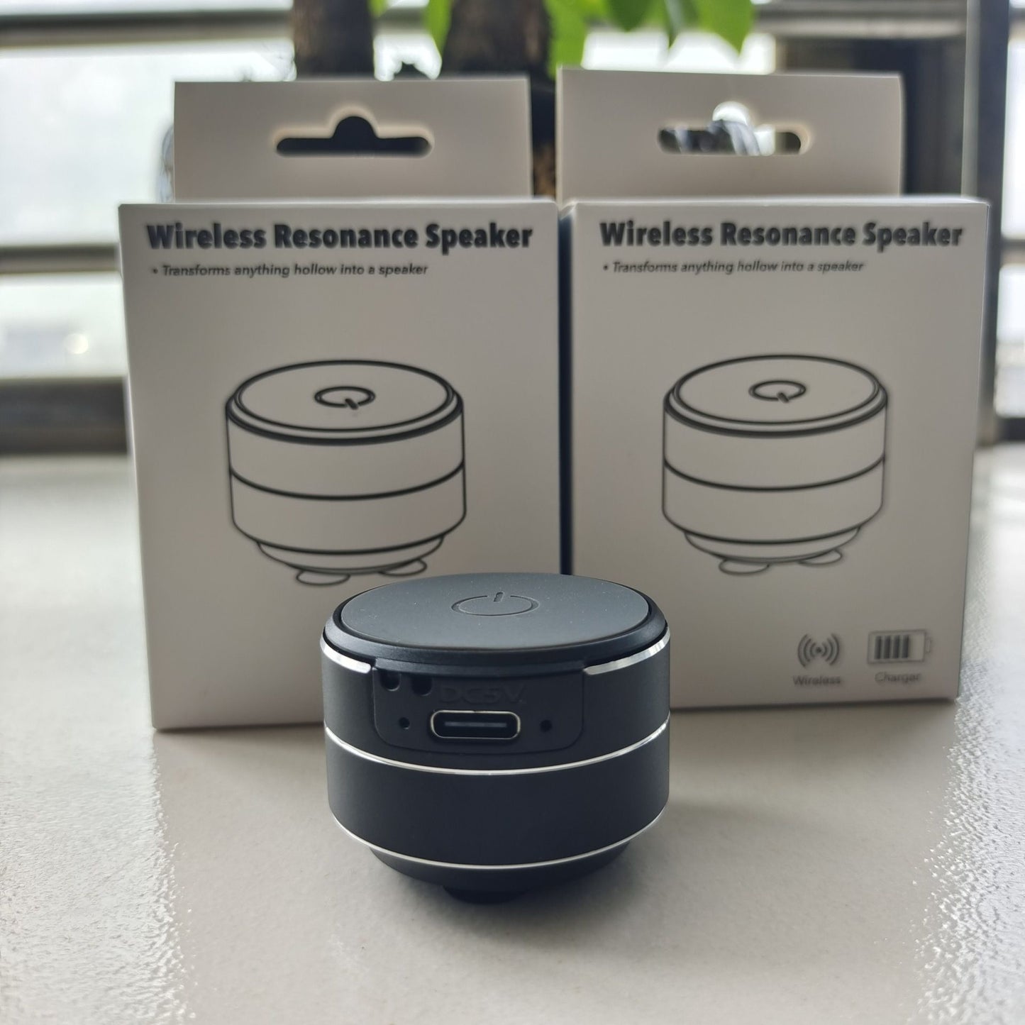 Mini Alto-falante por Condução Óssea Estéreo por Vibração Áudio Digital TWS Bluetooth Sem Fio Alto-falantes Portáteis de Metal Dropshipping