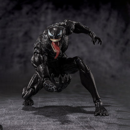 Original em Estoque Bandai Spirits S.H.Figuarts Venom:A Última Dança - Série de Coleção Venom Modelo de Personagem de Desenho Animado Kit de Garagem