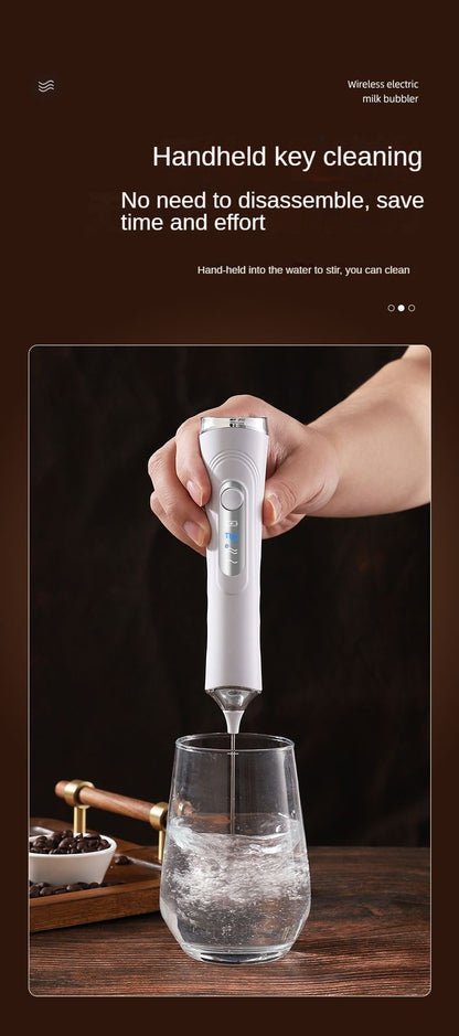 Espumador de leite elétrico, batedor de ovos manual, máquina de café para bebidas, máquina de creme de geleia de 3 velocidades, batedeira de massa para cozinha doméstica