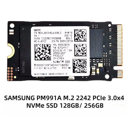 Samsung PCIe M.2 2230/2242 NVMe SSD BM9C1 512G, PM9B1 128G 256G, para Xbox Surface Pro Steam Deck Dell HP Lenovo Laptop - Embalagem OEM