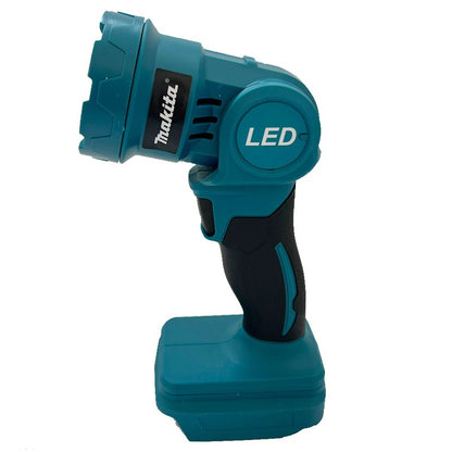 Luz de trabalho LED sem fio Makita Lanterna recarregável Ferramentas elétricas com bateria de 18V Ferramenta de holofote para ambientes internos e externos noturnos