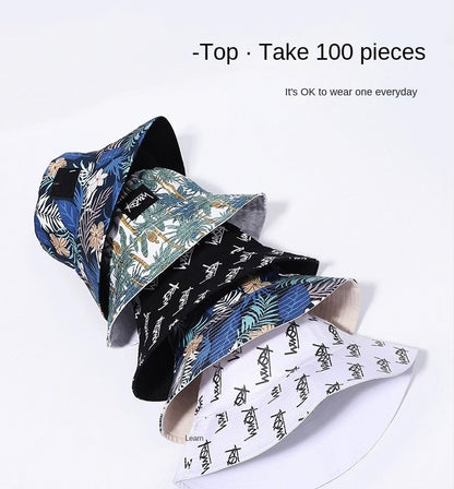 Big Head Letter Bucket Hat for Men Women XL Large Hip Hop Cap Fisherman Hat Summer Sun Hat Plus Size Panama