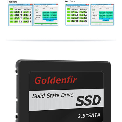 SSD Goldenfir Preço Valor 64GB 120GB Unidade de Estado Sólido para Notebooks