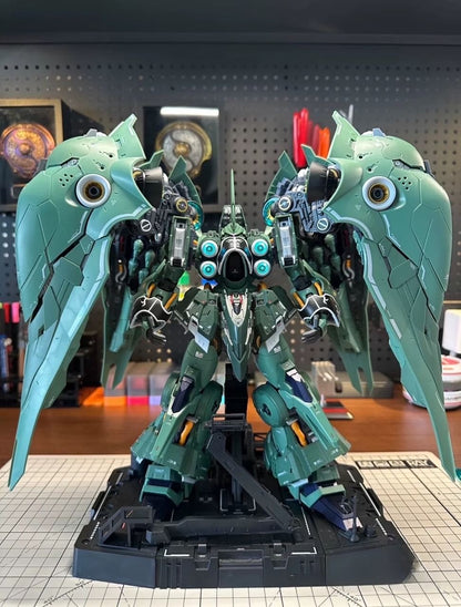 NOVA 1/100 AXIS MODEL WORKS Kshatriya Osirisaerial Dominator Action Figure Lâmpada Luminosa Montada Gk Figure Modelo Colecionável