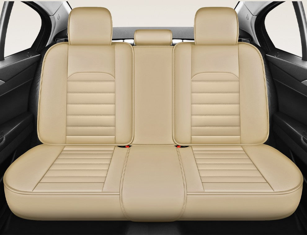 Capas de Couro Ultra Confortáveis e Duráveis para Bancos de Carro – Artesanato Premium, Todas as Estações, Ajuste Universal para a Maioria dos Veículos