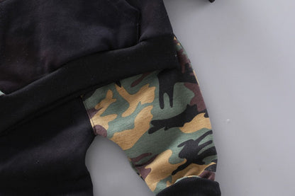 New Spring Autumn Children Clothing Baby Girl Clothes Boys Casual Hooded T-Shirt Pants 2Pcs/Sets Toddler Costume Kids Tracksuits