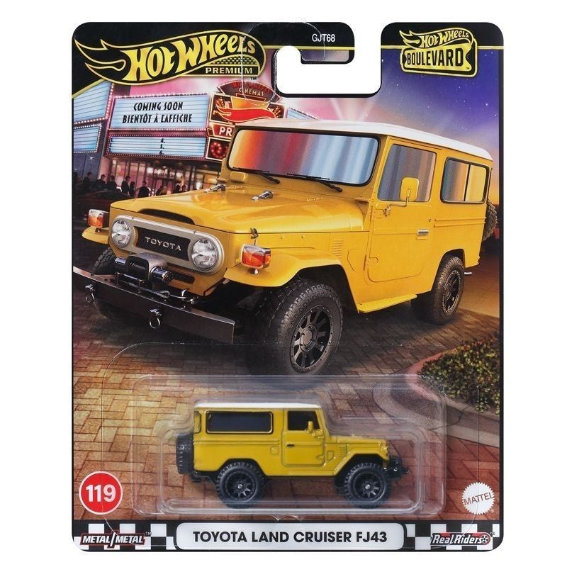 Hot Wheels Originais GJT68 Boulevard Série Veículo Diecast Carroceria de Liga Mitsubishi Customizado Carros de Coleção Modelo Surpresa Em Estoque