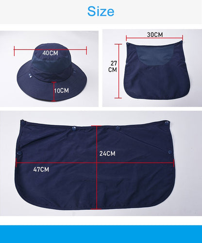 Chapéu Bucket Chapéu de Sol Proteção Solar Primavera Verão Boné Boonie Impermeável para Pesca Caminhada Jardim Safári Praia