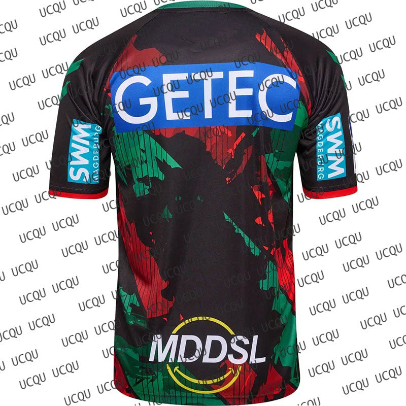 Mens SC Magdeburg Handball Shirt Women Men Sportwear Oversize Training Handball Uniform Breathable Unisex Quick Dry Sport Pajama