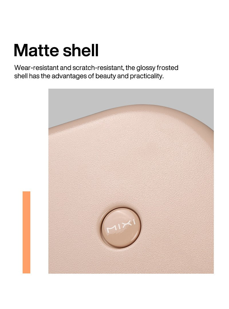 Mixi Carry On Suitcase 16 Inch Men Boarding Cabin Women Luggage Rolling Spinner Wheels Travel Bag 34L 100% PC Lightweight