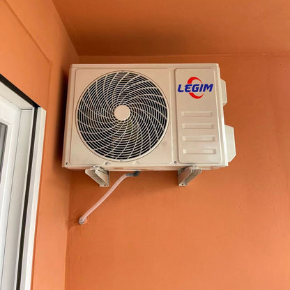 Ar Condicionado de Alta Eficiência 12000 BTU Aletas Douradas, Controle Inteligente Wi-Fi, Inversor DC, Montado na Parede 1.5hp