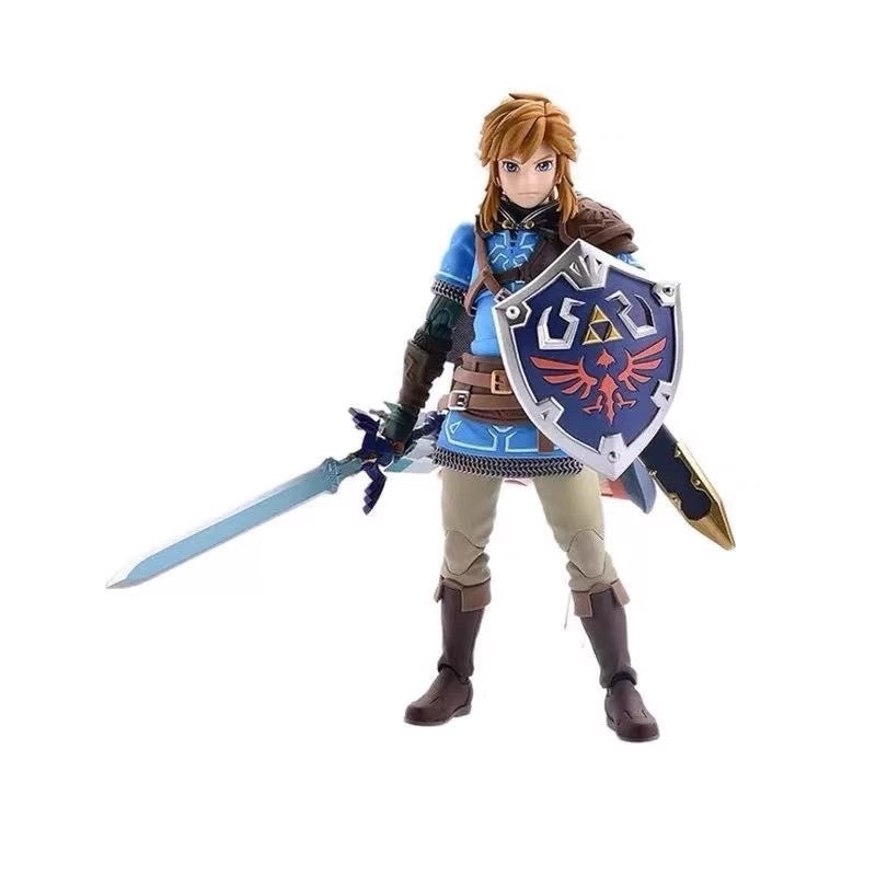 Boneco Articulado The Legend Of Zelda Tears Of The Kingdom Figma 626 Link Figures Breath Of The Wild Anime Figure Coleção Presente