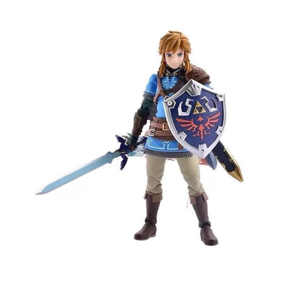 Boneco Articulado The Legend Of Zelda Tears Of The Kingdom Figma 626 Link Figures Breath Of The Wild Anime Figure Coleção Presente