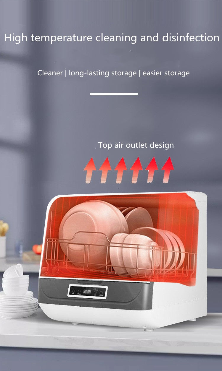 Eco-Friendly Homeuse Kitchen Dishwasher Portable Countertop Compact Smart Dishwashers With Air-Dry Function