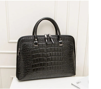 Motaora 2025 Women's Bag Leather Briefcase For 14-inch Laptops Women Professional Business Shoulder Bag Fashion Solid Handbags