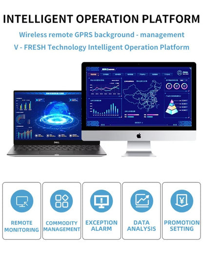 French Fries Vending Machine Automatic Robot Hot Food Fired Chicken and Fry Chip Vending Machine for Sale Factory Price
