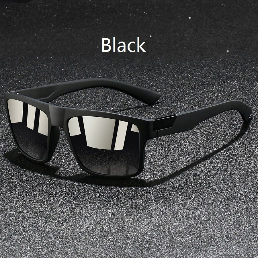 4 PCS Fashion Vintage Square Sunglasses Men Fishing Driving Man Luxury Brand Designer Sun Glasses Anti-Glare Retro Eyewear UV400