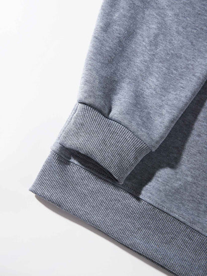 Surfing Always In California Prints Men Hoodies Autumn Fleece Warm Sweatshirt Casual Loose Crewneck Pullover Sports Male Clothes