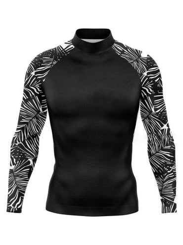 Men's Sun Protection Beach Swim Shirt Quick Dry Surfing Shirt UPF 50+ Long Sleeve Rashguard Shirt