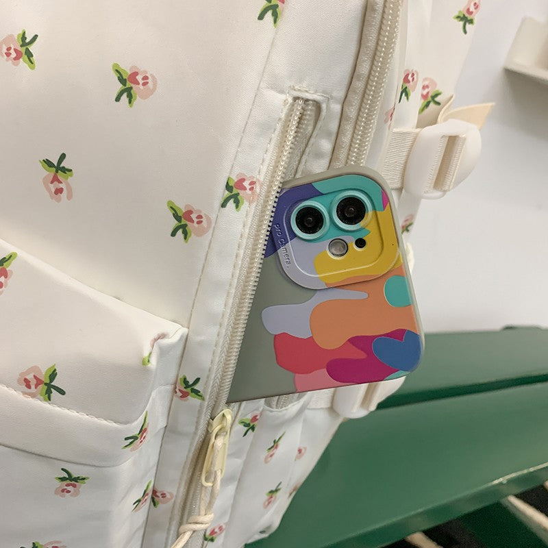 Mochila Bonitinha para Meninas Moda Bolsa Escolar Grande Capacidade Bolsa Escolar para Estudantes Bolsa de Armazenamento de Viagem Portátil para Crianças Bolsa de Praia