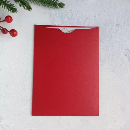 Customized Invitation Envelope, Personalized Wedding Card Holder, Blank Pocket Envelop 50 Sets