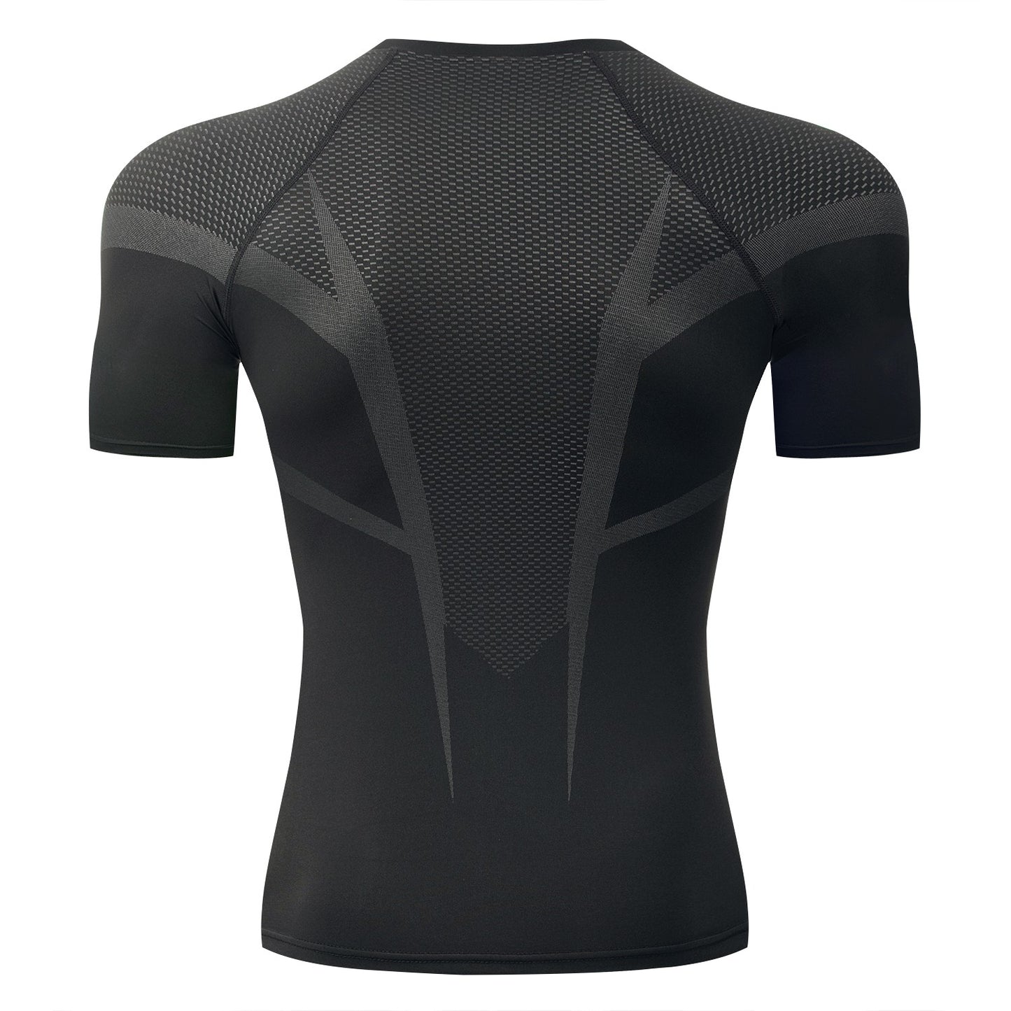 Men's Gym Compression Running Shirt Tight Short Sleeve Sports T-Shirt Fitness Training Workout Breathable Homme Athletic Shirt