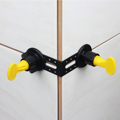 25-100 Peças Clipes de Nivelamento de Azulejo Sistema Macho Ângulo Para Chão Parede Nivelador de Azulejo Espaçadores Localizador Ajustador Ferramentas de Construção de Assentamento