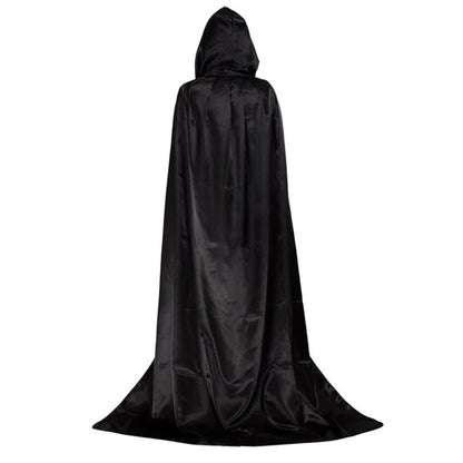 90-150cm Halloween Cloak Hooded Cape Halloween Christmas Cosplay Costume Devil Witch Vampire Cape Halloween Costumes Party Cloak