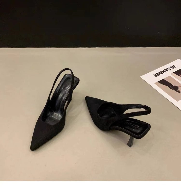 Sandália Feminina de Salto Alto Agulha Bico Fino, Sexy e Elegante, Perfeita para Qualquer Ocasião