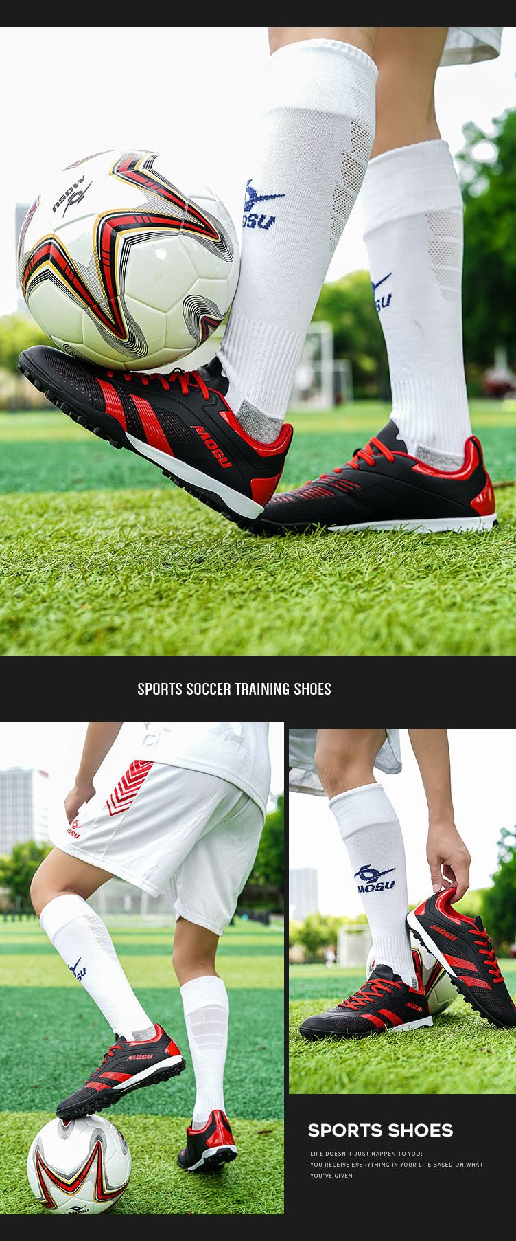 Men Original Football Shoes Professional Fast Soccer Shoes Society Cleats Low Cut Football Field Boots Sneaker Non-Slip Match