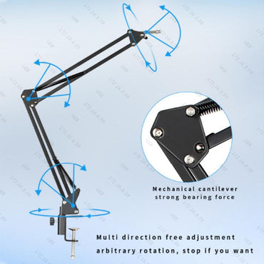 Professional Podcast Microphone SoundCard Kit for PC Smartphone Laptop Computer Vlog Recording Live Streaming YouTube