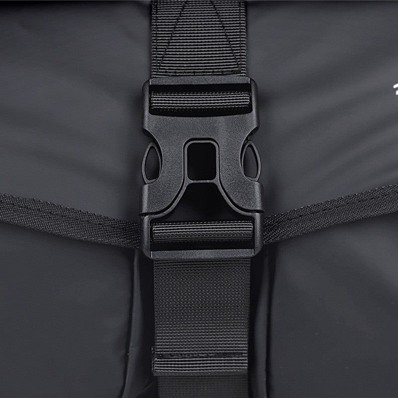 Men's Crossbody Bag Nylon Lightweight Chest Shoulder Bag with Zipper Pocket Waterproof Outdoor Travel Sport Messenger Bag