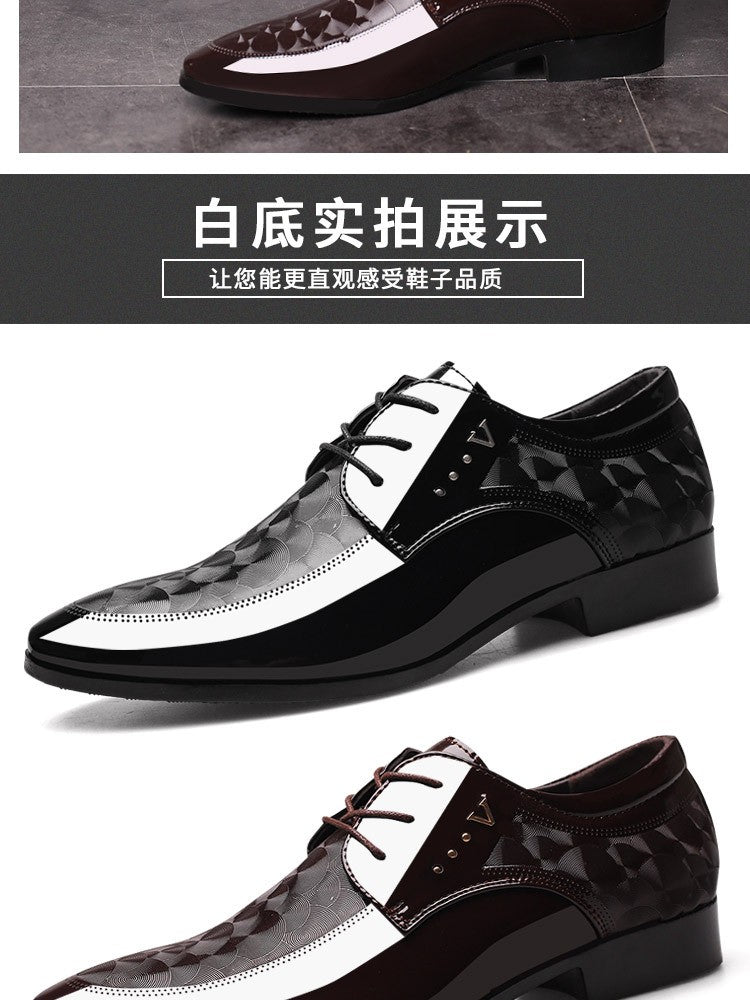 Oxfords Leather Men's Shoes Casual Dress Men Lace Up Breathable Formal Office for Man Big Size 38-48 Flats 2024