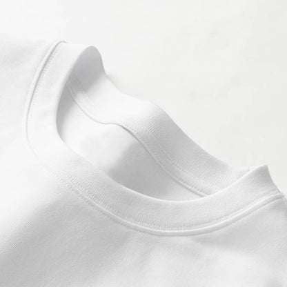 100% Cotton White Long sleeve T-shirt Men Autumn 2025 New Solid color High quality Loose Casual Black Tee Y2k Top Men clothing