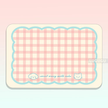 VIKAMA Cute Pet Placemats Cats And Dogs Universal Water-Absorbent Non-Slip Wash-Free Simple Pet Floor Mats Pet Supplies
