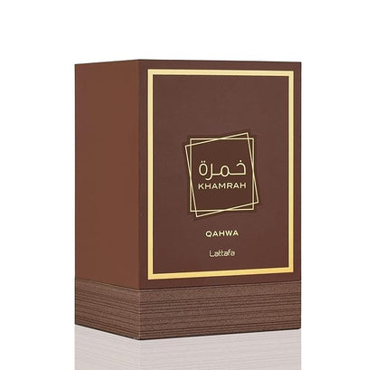 Lattafa Khamrah Qahwa Feromônio Fragrância Árabe Perfume Feminino Colônia Feromônio Masculina Atrai o Sexo Oposto Maquiagem