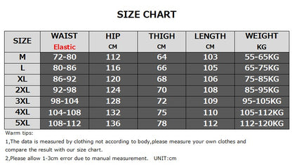 Big Size Men's Casual Sports Pants Stretch Waist Tactical Cargo Pants Man Hiking Pants Joggers Cotton Trousers