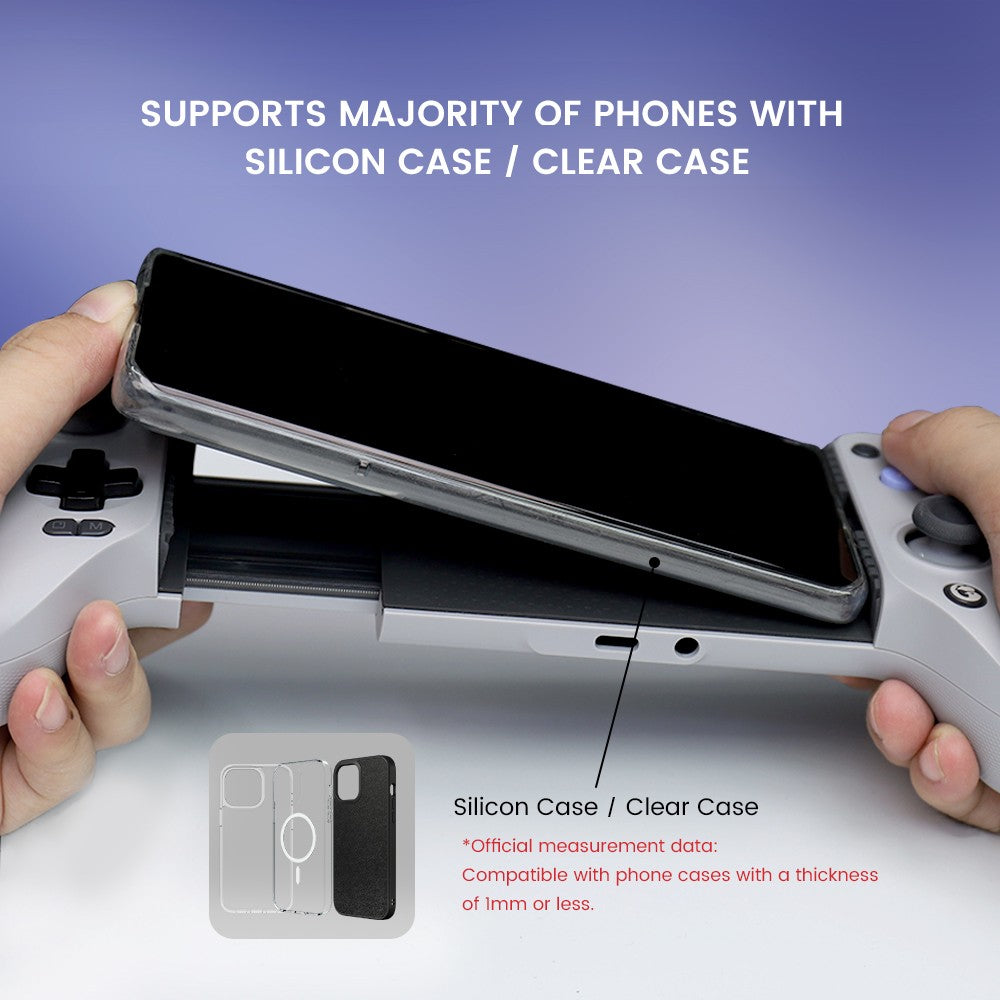 GameSir G8 Galileo Cellphone Gamepad Game Controller, Hall Effect Joystick for iPhone 15 Android Mobile Phone Cloud Gaming