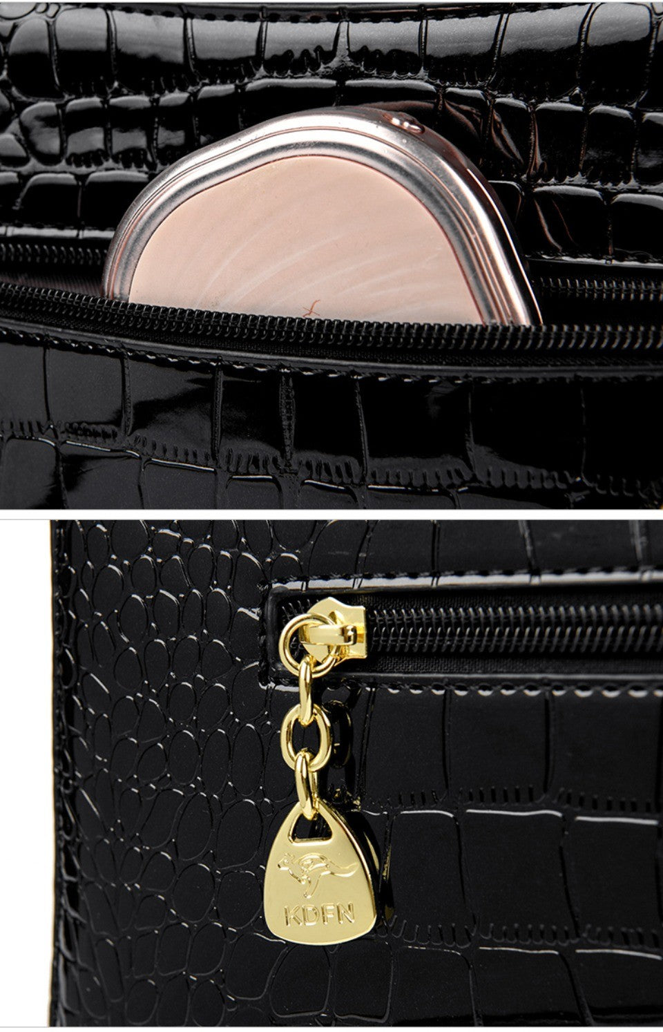 KAIDIFEINIROO Kangaroo Brand Alligator Pu Leather Shoulder Crossbody Bag Clutch Hand Bags for Mother Small Women Handbags New