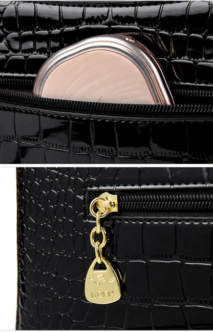 KAIDIFEINIROO Kangaroo Brand Alligator Pu Leather Shoulder Crossbody Bag Clutch Hand Bags for Mother Small Women Handbags New