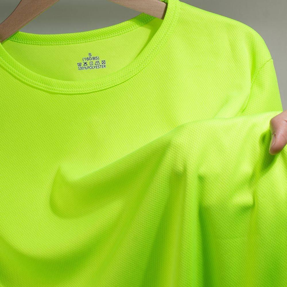 Men's Quick Dry Short Sleeve Sport T Shirt Gym Jerseys Fitness Shirt Trainer Running T-Shirt Boy Teenager Breathable Sportswears