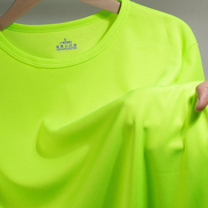 Men's Quick Dry Short Sleeve Sport T Shirt Gym Jerseys Fitness Shirt Trainer Running T-Shirt Boy Teenager Breathable Sportswears