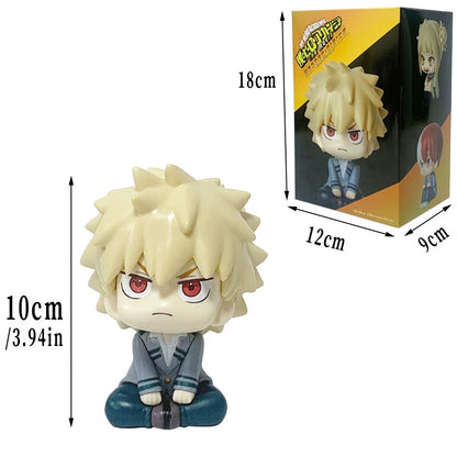 Em Estoque Novo Anime My Hero Academia Midoriya Izuku Bakugou Katsuki Ochaco Uraraka Bonecos de Anime Brinquedos para Crianças Presente de Natal