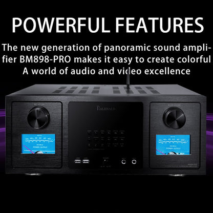 Conjunto de áudio Bluetooth de home theater com rede inteligente e 7.2 canais Balenald Dolby Atmos de última geração