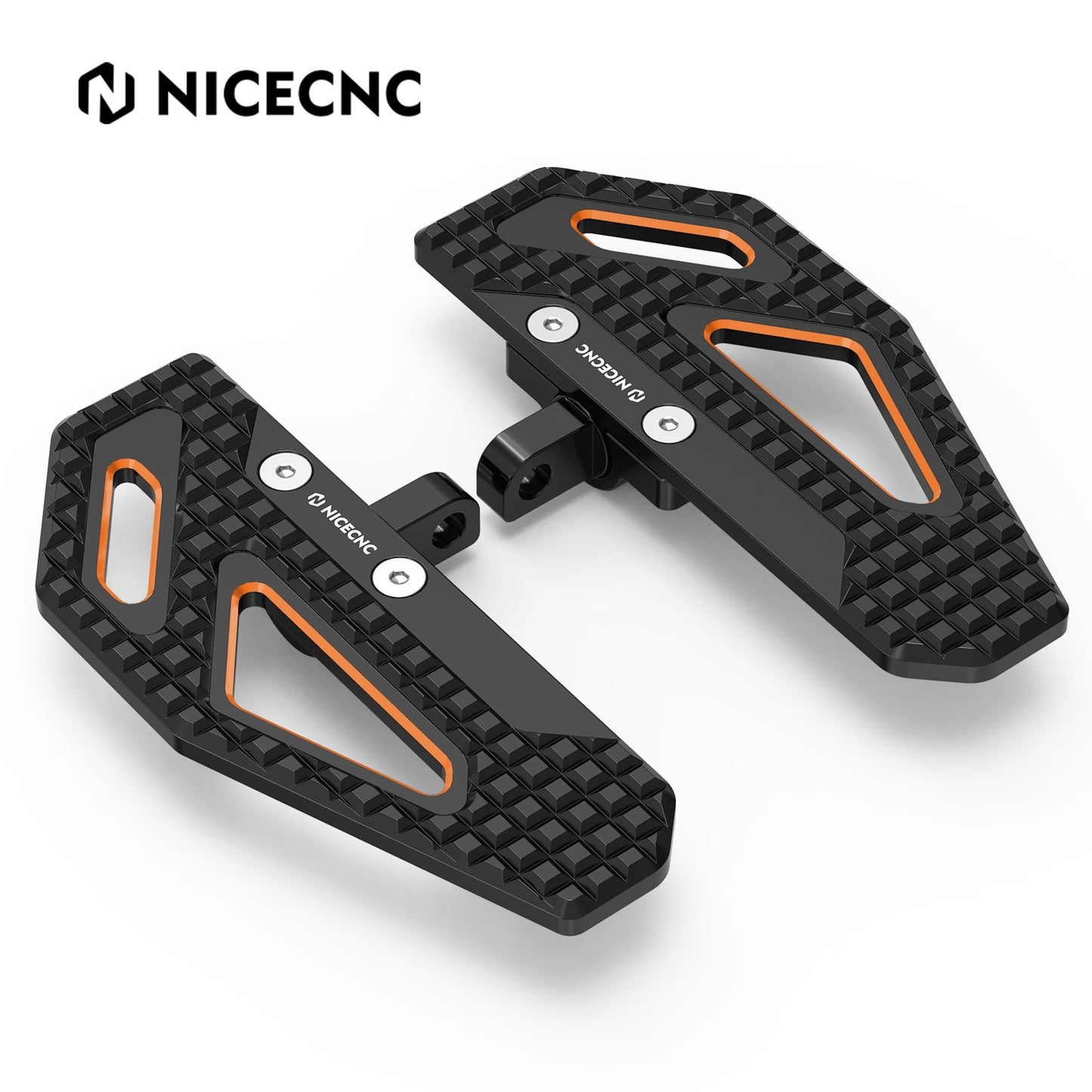NICECNC Rider Footpeg Footrest For Harley Dyna Super Glide Custom 2006-2013 Street Bob Fat Bob Low Rider Wide Glide 1999-2017