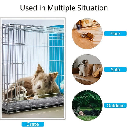 Cama para Cães Extra Grande Sofá de Pelúcia para Cães Cama para Animais de Estimação de Poliéster Super Macio Engrossado Tapete de Crate para Cães Grandes