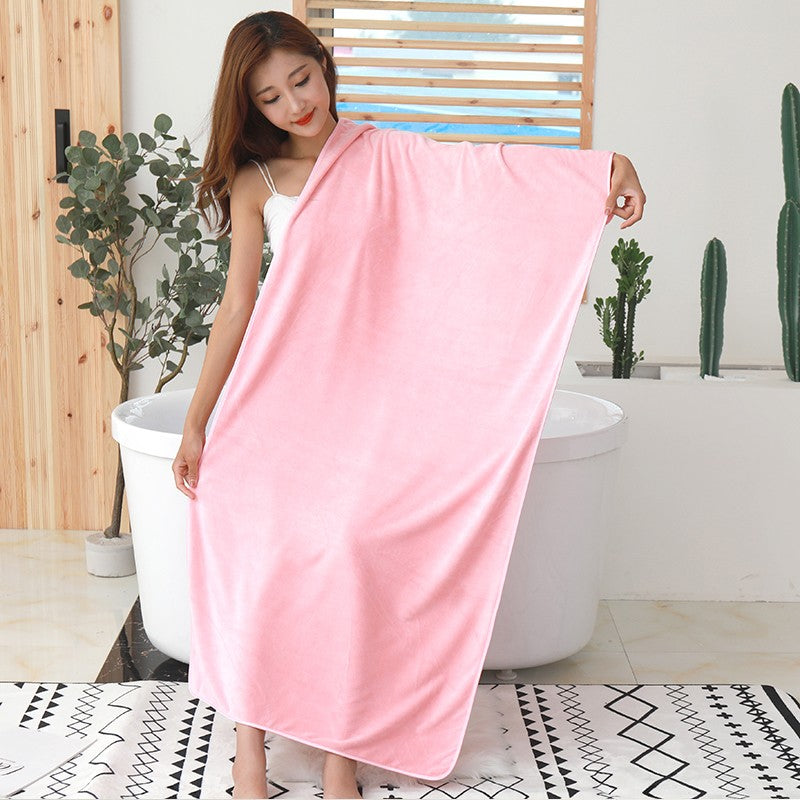 180x200cm Super thick Microfiber Bath Towels – Super Absorbent, Soft, Fast Drying and Oversized Bath Lines Multip Grey towel